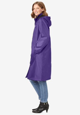 TOTES Women's Plus Size Mid-Length Raincoat in Saudi Arabia