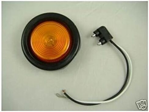 United Pacific Amber Incandescent 2" Round Truck Trailer Clearance Side Marker Light in Saudi Arabia