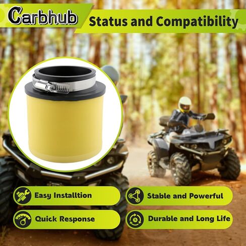 مرشح الهواء المزدوج المرحلة Carbhub للقطط القطب الشمالي ATV 375 400 454 500 2x4 4x4 Auto استبدال 0470-391 0470-322 in Saudi Arabia