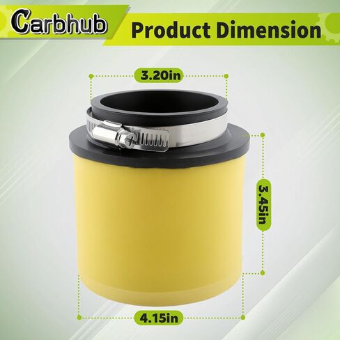 مرشح الهواء المزدوج المرحلة Carbhub للقطط القطب الشمالي ATV 375 400 454 500 2x4 4x4 Auto استبدال 0470-391 0470-322 in Saudi Arabia