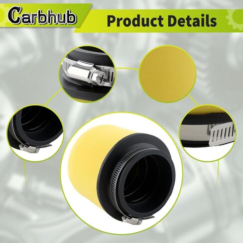 مرشح الهواء المزدوج المرحلة Carbhub للقطط القطب الشمالي ATV 375 400 454 500 2x4 4x4 Auto استبدال 0470-391 0470-322 in Saudi Arabia