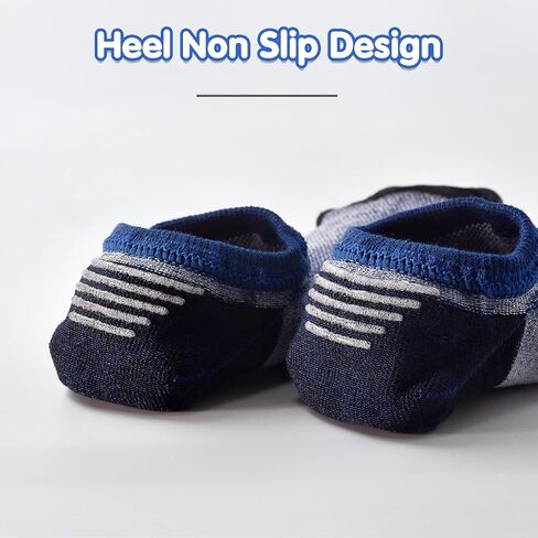 Skibeaut Men Socks 4 أو 8 أزواج لا عرض Low Low Dragtic Athletic Cotton الجوارب غير المرئية بحجم 6-12 in Saudi Arabia
