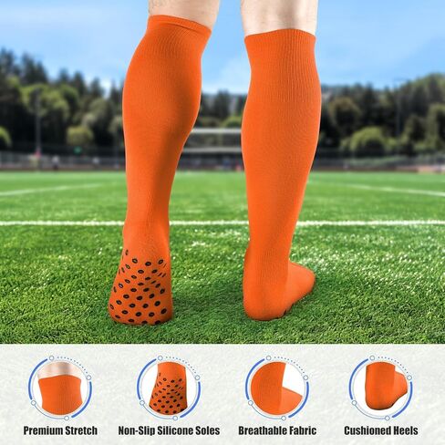 JASGOOD Grip Soccer Socks Baseball Belt Set Non-Slip Football Softball Baseball Sock for Men Women Basketball Grip Sport Sock in Saudi Arabia