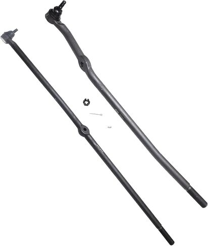 Detroit Axle - مجموعة التعليق الأمامية 4WD لعام 2000-2001 دودج رام 1500 4 مفاصل الكرة العلوية والسفلية 4 روابط داخلية وربطة خارجي 2 روابط شريط التثبيت البار. in Saudi Arabia