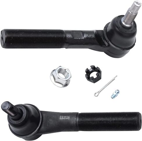 Detroit Axle - مجموعة التعليق الأمامية 4WD لعام 2000-2001 دودج رام 1500 4 مفاصل الكرة العلوية والسفلية 4 روابط داخلية وربطة خارجي 2 روابط شريط التثبيت البار. in Saudi Arabia