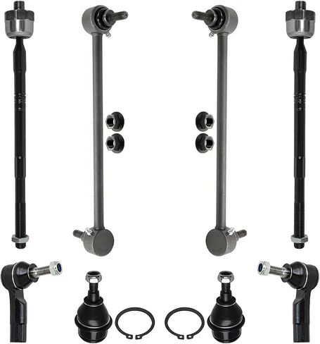 Detroit Axle - FWD Front Lower Ball Joints Sway Bars Tie Rods Suspension Kit Replacement for 2014-2018 Jeep Cherokee - 8pc Set in Saudi Arabia