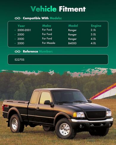 SCITOO Fuel Pump Assembly Replacement for 1998 ford Ranger 2.5L,1998 ford Ranger 3.0L,1998 ford Ranger 4.0L, E2214S in Saudi Arabia