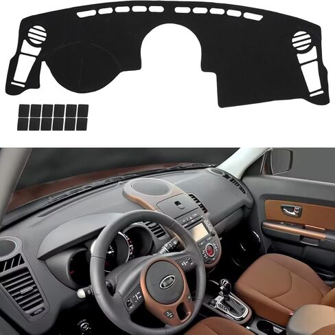 غطاء لوحة القيادة من الفلانيل متوافق مع 2019 2020 2021 2022 2023 Nissan Altima، مضاد للوهج، مضاد للانعكاس، بدون رائحة غريبة in Saudi Arabia