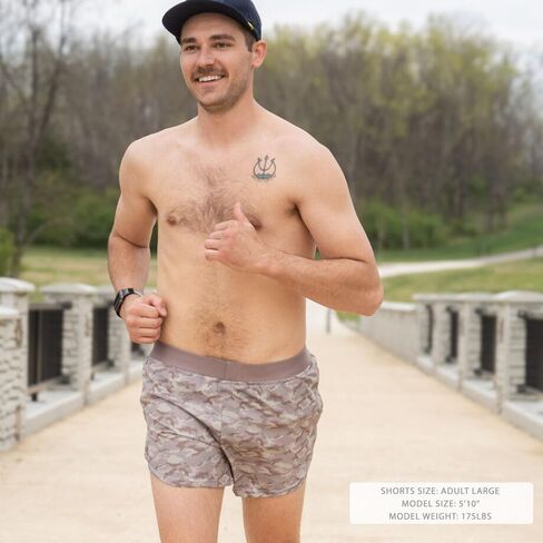 Gone For a Run Performance Running Shorts - Lightweight Workout Shorts - 4" Inseam with Pocket - Multiple Designs in Saudi Arabia