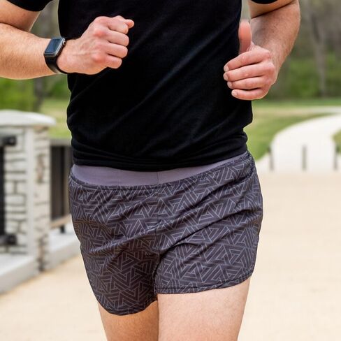 Gone For a Run Performance Running Shorts - Lightweight Workout Shorts - 4" Inseam with Pocket - Multiple Designs in Saudi Arabia