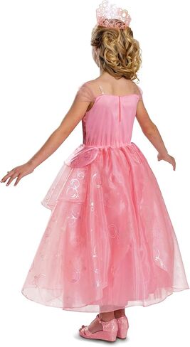 Wicked Glinda Costume for Girls, Deluxe Official Wicked Pink Glinda Costume Dress, Kids Size (3T-4T) in Saudi Arabia
