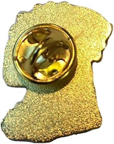 Dog Pin Jewelry White and Black Enamel with Gold Tone for Women, Girls, and Boys, Tac Lapel Bag Pin in Saudi Arabia