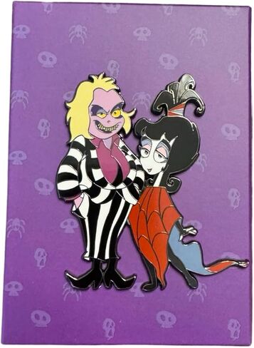 الرسوم المتحركة Beetlejuice & Lydia 3 "Collector Box Monamel PIN in Saudi Arabia