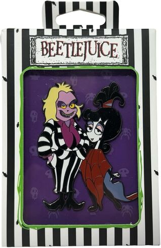 الرسوم المتحركة Beetlejuice & Lydia 3 "Collector Box Monamel PIN in Saudi Arabia