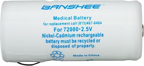 Banshee New Higher Capacity 800mAh 72000 Battery for Welch Allyn 2.5V in Saudi Arabia