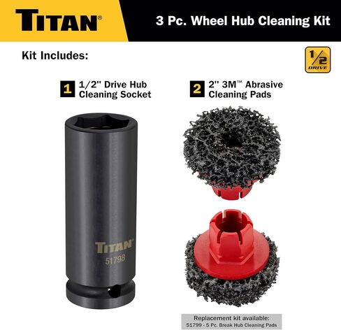 Titan 51798 Wheel Hub Cleaning Kit in Kuwait