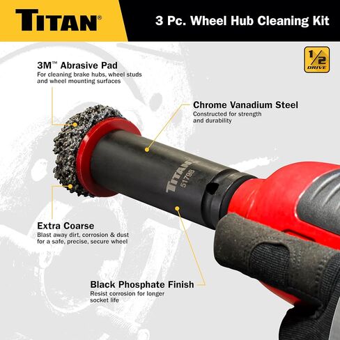 Titan 51798 Wheel Hub Cleaning Kit in Kuwait