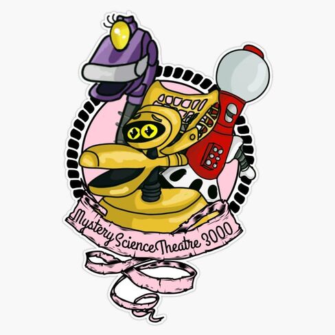 Mystery Science Theatre 3000 Sticker Pumper Sticker Vinyl Decal 5 " in Saudi Arabia