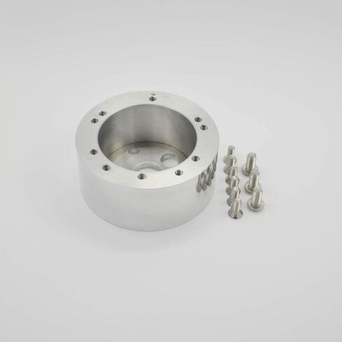 1.5" Steering Wheel Hub Adapter Conversion Spacer for 5&6 hole Steering Wheel to 3 hole Adapter Polished in Kuwait