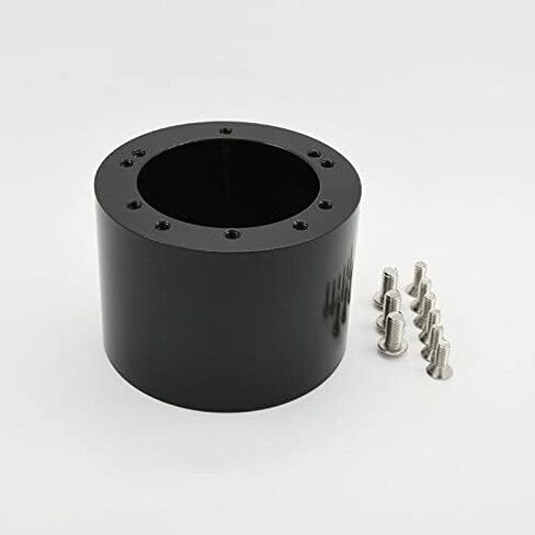 1.5" Steering Wheel Hub Adapter Conversion Spacer for 5&6 hole Steering Wheel to 3 hole Adapter Polished in Kuwait