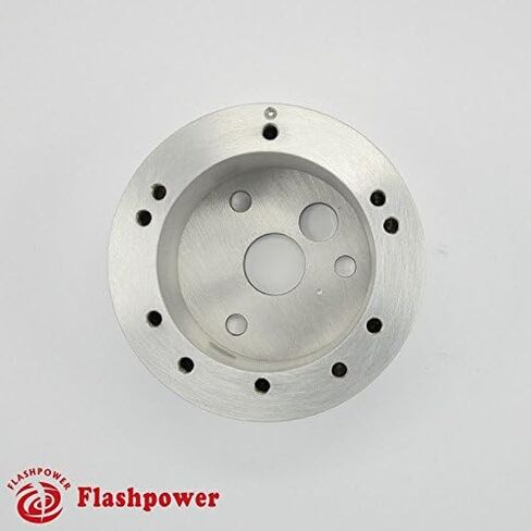 1.5" Steering Wheel Hub Adapter Conversion Spacer for 5&6 hole Steering Wheel to 3 hole Adapter Polished in Kuwait