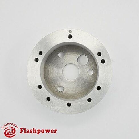 1.5" Steering Wheel Hub Adapter Conversion Spacer for 5&6 hole Steering Wheel to 3 hole Adapter Polished in Kuwait