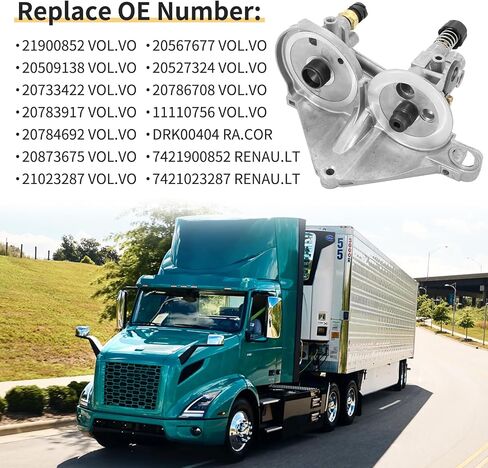 Fuel Filter Housing Compatible with Vol-vo Truck MP7 MP8 MP10 D11 D12 D13 D16 Engine 2102328 21023287 in Saudi Arabia