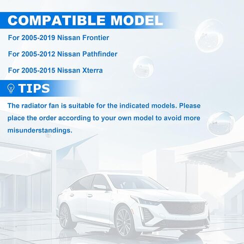 A/C Condenser Cooling Fan for Nissan Frontier 05-16 Pathfinder 05-12 Xterra 621-387 in Saudi Arabia