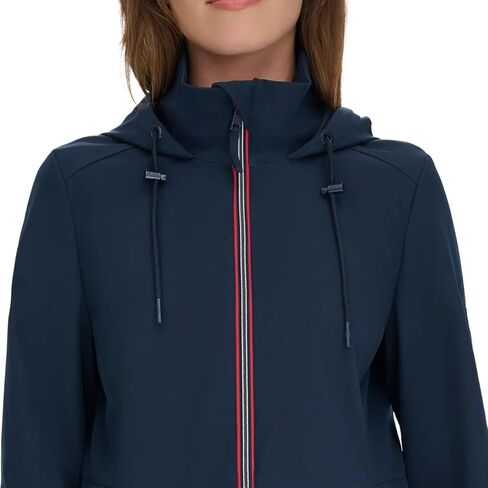 Tommy Hilfiger Women’s Lightweight Stand Collar Windbreaker (White,Medium) in Saudi Arabia