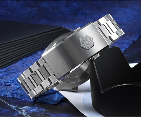 San Martin SN0066G YN55 غوص الرجال مشاهدة زر التحكم في ثنائية الاتجاه الفولاذ المقاوم المقاوم للصدأ على ساعات المعصم الميكانيكية الميكانيكية in Kuwait