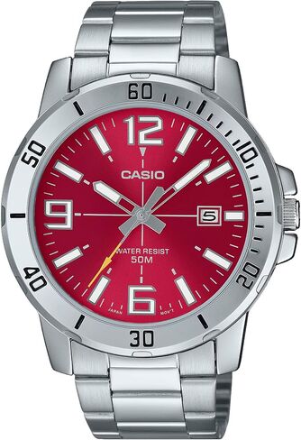Casio MTP-VD01D-4BV للرجال Epticer من الفولاذ المقاوم للصدأ ردي in Saudi Arabia