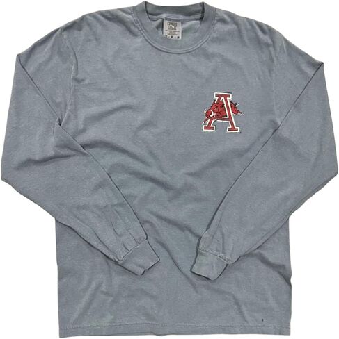 Arkansas Razorback Charger Long-Sleeve T-Shirt | Officially Licensed NCAA | Soft Cotton, Classic Fit in Saudi Arabia
