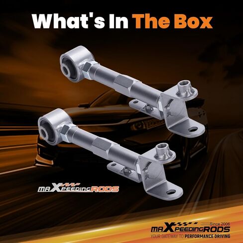 MaxPeedingrods الخلفية العلوية العليا الأسلحة ل Honda CRV 2002-2006 ، Element 2003-2011 ، Arm Control Arm Kit -2 ° to +4 ° in Saudi Arabia