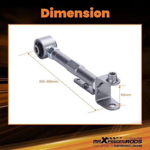 MaxPeedingrods الخلفية العلوية العليا الأسلحة ل Honda CRV 2002-2006 ، Element 2003-2011 ، Arm Control Arm Kit -2 ° to +4 ° in Saudi Arabia