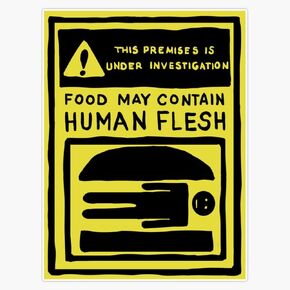The Burgers are People! Sticker Vinyl Bumper Sticker Decal Waterproof 5" in Kuwait