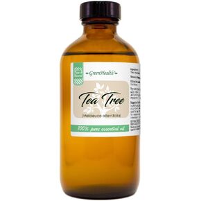 GreenHealth Tea Tree Essential Oil - 8 fl oz (237 ml) Glass Bottle with Cap - 100% Pure Essential Oil in Saudi Arabia