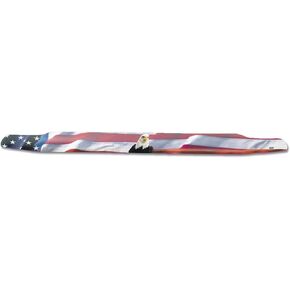 Husky Liners Hood Protector w/American Flag | Fits 1999-2007 Ford F-250/F-350/F-450/F-550 Super Duty; 2000-2005 Ford Excursion, High Profile/Bug Shield - 1 pc., Multi-Colored-USA | 2818727 in Saudi Arabia