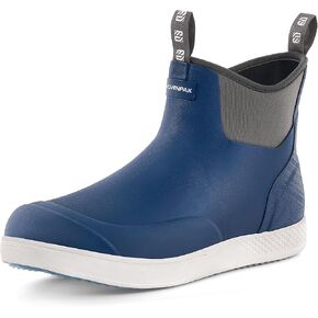 أحذية Deck Deck المنسوجة للرجال ، رجال أحذية المطر ، أحذية الصيد المقاومة للماء ، أحذية سطح السفينة ، أحذية مطاطية مضادة للانزلاق في الكاحل أحذية الصيد في الهواء الطلق ، القوارب ، الحجم 6-13 in Kuwait