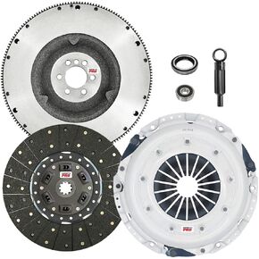 ClutchMaxPRO Performance Stage 2 Clutch Kit with Flywheel with Slave Cylinder Compatible with 2001-2006 Chevy Silverado 1500 2001-2007 GMC Sierra 1500 4.8L (CP04182HDWS-FW167577-ST2) in Saudi Arabia