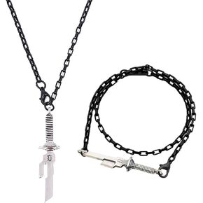 WCRAZYE Toji Fushiguro Necklace Bracelet Sets for Women Anime Jujistu Kaisen Necklace Toji Costume Cosplay Halloween Party Weapon Prop Accessories in Saudi Arabia