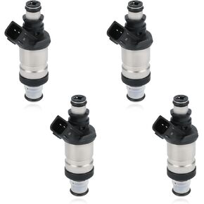 JDMON 4pcs Fuel Injectors Compatible with Acura CL 1997-1999, TL 1999, Honda Accord 1998-2002, Civic 1999-2000, Odyssey 1999-2001 Replacement for FJ340 06164P8AA00 06164P8FA00 in Saudi Arabia