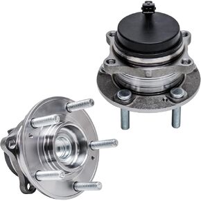 Detroit Axle - FWD Rear 2pc Wheel Bearing Hubs for Hyundai Santa Fe XL Sport Veracruz Kia Sorento, 2 Wheel Bearing & Hubs Assembly Replacement in Saudi Arabia