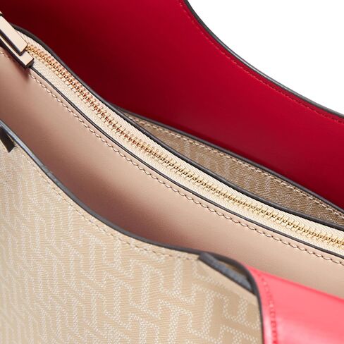 Halston Brooke Calf Magnetic Snap Tote in Kuwait