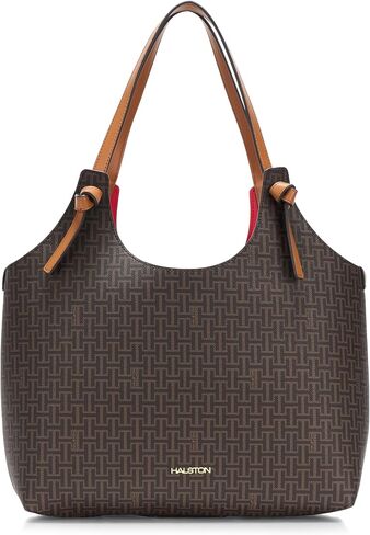 Halston Brooke Calf Magnetic Snap Tote in Kuwait