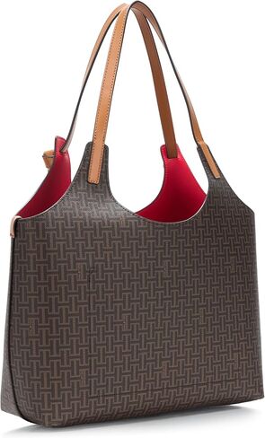 Halston Brooke Calf Magnetic Snap Tote in Kuwait