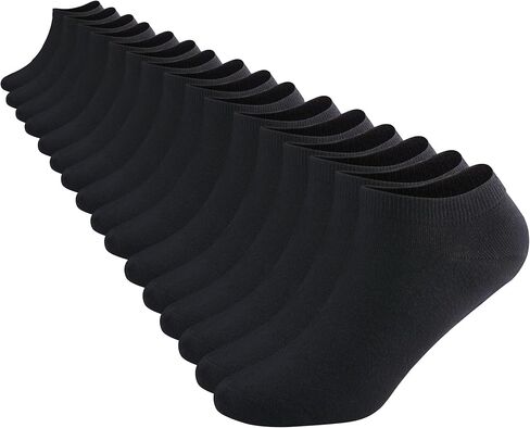 DarkCom Low Cut Ankle Socks for Women and Men, 8 Pairs Thin Seamless Cotton Socks in Kuwait