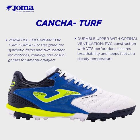 Joma FS Reactive 2402 TF FSS2402TF, Mens, White/Black/Gold, 9.5 US in Kuwait