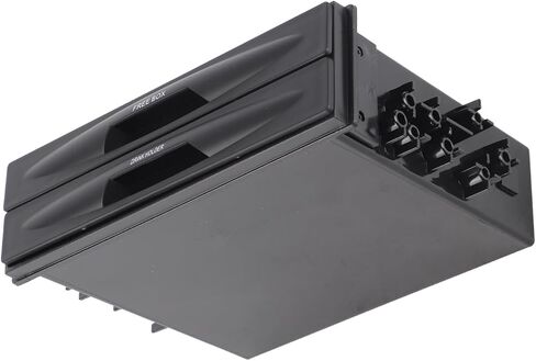 Car Single Din Cup Holder, CD Radio Pocket Drink Cup Holder Multifunction Storage Box Black in Saudi Arabia