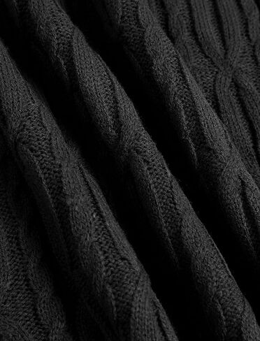 ZAFUL Womens Oversized Sweaters Lightweight 2025 V Neck Long Sleeve Cable Knit Casual Pullover Tops in Saudi Arabia