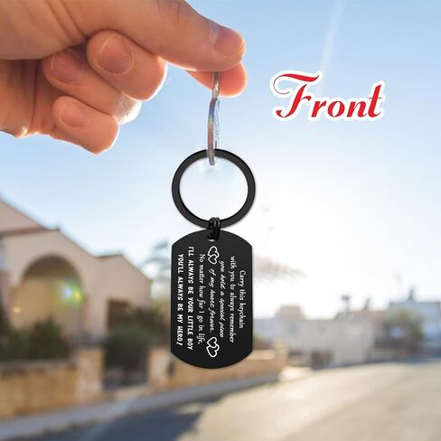 ENGZHI Papa Fathers Day from Girl Boy Gifts, Drive Safe Papa Keychain, Christmas Birthday Present from Kids in Saudi Arabia